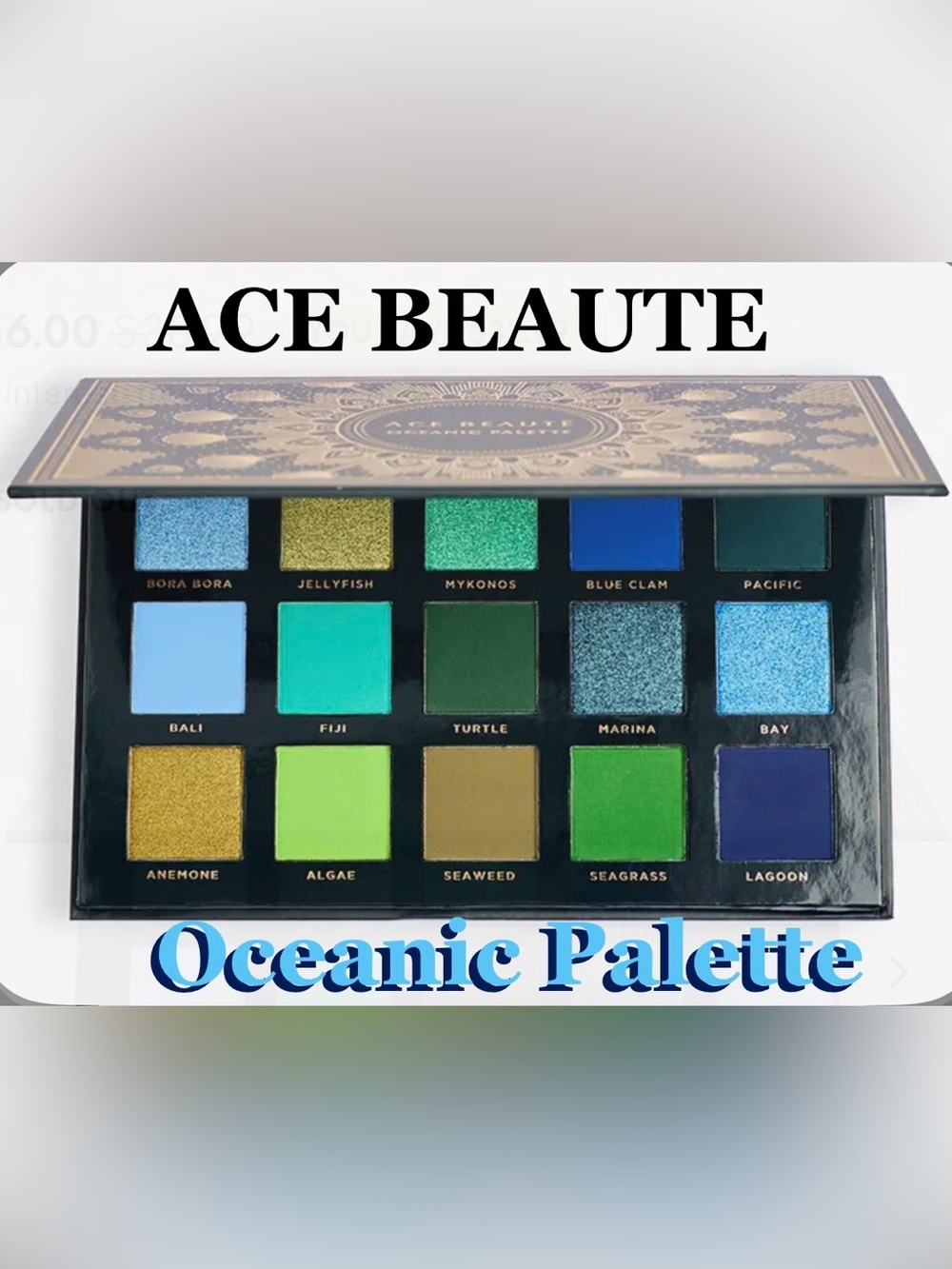 ACE BEAUTÉ Oceanic Eye Color Palette
Full Size (24 g)